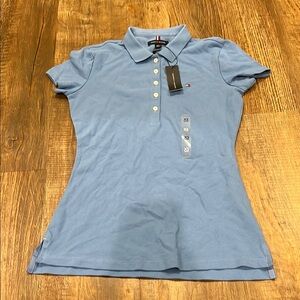 Tommy Hilfiger Women's Blue Polo Shirt